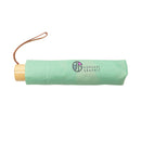 和柄テキスタイル 三つ折り畳み傘‐組合角に桔梗／薄水色（わがらてきすたいる みつ折りたたみ傘-くみあいかくにききょう／うすみずいろ）