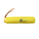 和柄テキスタイル 三つ折り畳み傘‐竹に飛び雀／芥子色（わがらてきすたいる みつ折りたたみ傘-たけにとびすずめ／からしいろ）