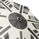 和柄テキスタイル 三つ折り畳み傘‐矢車紋／墨（わがらてきすたいる みつ折りたたみ傘-やぐるまもん／すみ）