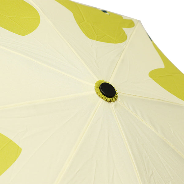 和柄テキスタイル 三つ折り畳み傘‐因幡の白兎／白橡｜おしゃれな和柄傘