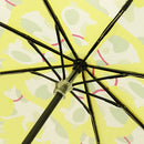 和柄テキスタイル 三つ折り畳み傘‐三毛猫（わがらてきすたいる みつ折りたたみ傘-みけねこ）