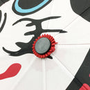 和柄テキスタイル 三つ折り畳み傘‐犬張り子（わがらてきすたいる みつ折りたたみ傘-いぬはりこ）