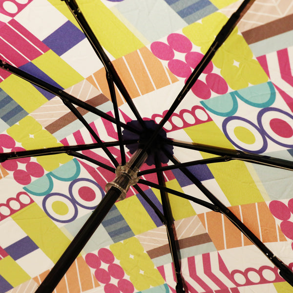 和柄テキスタイル 三つ折り畳み傘‐寿司（わがらてきすたいる みつ折りたたみ傘-すし）
