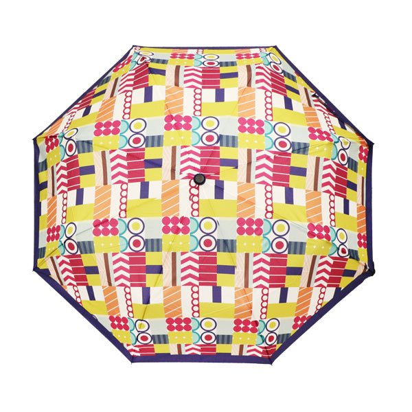 和柄テキスタイル 三つ折り畳み傘‐寿司（わがらてきすたいる みつ折りたたみ傘-すし）