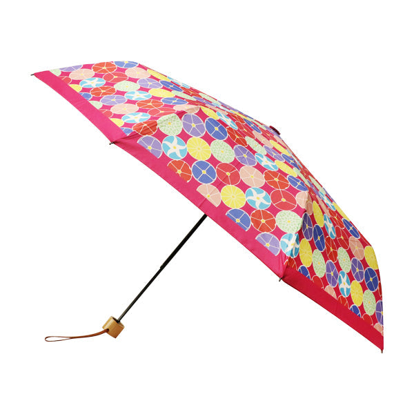 和柄テキスタイル 三つ折り畳み傘‐ねりきり｜おしゃれな和柄傘ブランド［和傘や北斎グラフィック］