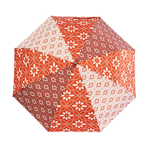 和柄テキスタイル 三つ折り畳み傘‐お手玉（わがらてきすたいる みつ折りたたみ傘-おてだま）