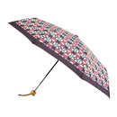 和柄テキスタイル 三つ折り畳み傘‐極彩硝子（わがらてきすたいる みつ折りたたみ傘-すてんどぐらす）