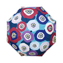 和柄テキスタイル 三つ折り畳み傘‐アネモネ／花緑青（わがらてきすたいる みつ折りたたみ傘-あねもね／はなろくしょう）