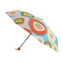 和柄テキスタイル 三つ折り畳み傘‐アネモネ／薄花色（わがらてきすたいる みつ折りたたみ傘-あねもね／うすはないろ）