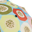 和柄テキスタイル 三つ折り畳み傘‐アネモネ／薄花色（わがらてきすたいる みつ折りたたみ傘-あねもね／うすはないろ）