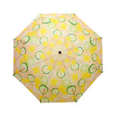 和柄テキスタイル 三つ折り畳み傘‐ゴーヤチャンプルー（わがらてきすたいる みつ折りたたみ傘-ごーやちゃんぷるー）