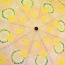 和柄テキスタイル 三つ折り畳み傘‐ゴーヤチャンプルー（わがらてきすたいる みつ折りたたみ傘-ごーやちゃんぷるー）