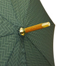 和柄テキスタイル 天然竹蝙蝠傘／深緑（わがらてきすたいる てんねんだけこうもり傘／ふかみどり）