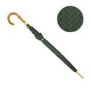 和柄テキスタイル 天然竹蝙蝠傘／深緑（わがらてきすたいる てんねんだけこうもり傘／ふかみどり）