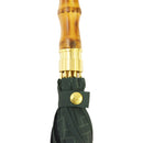 和柄テキスタイル 天然竹蝙蝠傘／深緑（わがらてきすたいる てんねんだけこうもり傘／ふかみどり）