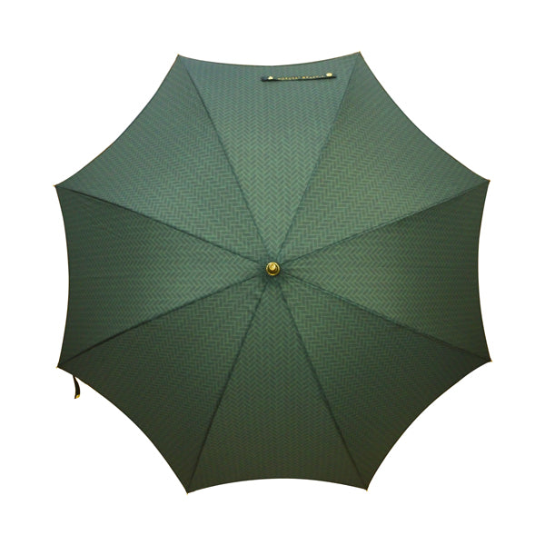 和柄テキスタイル 天然竹蝙蝠傘／深緑（わがらてきすたいる てんねんだけこうもり傘／ふかみどり）