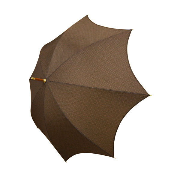 和柄テキスタイル 天然竹蝙蝠傘／濃灰（わがらてきすたいる てんねんだけこうもり傘／のうかい）