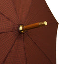 和柄テキスタイル 天然竹蝙蝠傘／燕脂（わがらてきすたいる てんねんだけこうもり傘／えんじ）