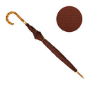 和柄テキスタイル 天然竹蝙蝠傘／燕脂（わがらてきすたいる てんねんだけこうもり傘／えんじ）