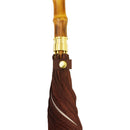 和柄テキスタイル 天然竹蝙蝠傘／燕脂（わがらてきすたいる てんねんだけこうもり傘／えんじ）