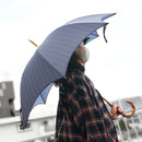 和柄テキスタイル 天然竹蝙蝠傘／黒（わがらてきすたいる てんねんだけこうもり傘／くろ）