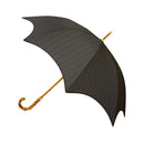 和柄テキスタイル 天然竹蝙蝠傘／黒（わがらてきすたいる てんねんだけこうもり傘／くろ）