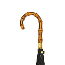 和柄テキスタイル 天然竹蝙蝠傘／黒（わがらてきすたいる てんねんだけこうもり傘／くろ）