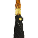 和柄テキスタイル 天然竹蝙蝠傘／黒（わがらてきすたいる てんねんだけこうもり傘／くろ）