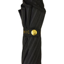 和柄テキスタイル 天然竹蝙蝠傘／黒（わがらてきすたいる てんねんだけこうもり傘／くろ）