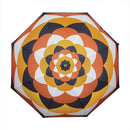 丸屋根深張傘‐ダリア／ネイビーブルー（ドーム傘）