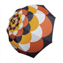 丸屋根深張傘‐ダリア／ネイビーブルー（ドーム傘）