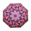 丸屋根深張傘‐柘榴／紺藍（ドーム傘-ざくろ／こんあい）