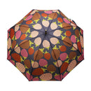 丸屋根深張傘‐苺／濃紺（ドーム傘-いちご／のうこん）