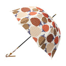 丸屋根深張傘‐苺／純白（ドーム傘-いちご／じゅんぱく）