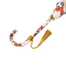 丸屋根深張傘‐苺／純白（ドーム傘-いちご／じゅんぱく）