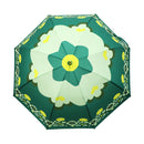 丸屋根深張傘‐琺瑯鍋／緑（ドーム傘-ほうろうなべ／みどり）