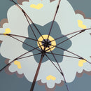 丸屋根深張傘‐琺瑯鍋／緑（ドーム傘-ほうろうなべ／みどり）