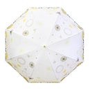 丸屋根深張傘‐蒲公英／月白（ドーム傘-たんぽぽ／げっぱく）