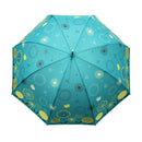 丸屋根深張傘‐蒲公英／浅葱（ドーム傘-たんぽぽ／あさぎ）