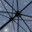 丸屋根深張傘‐蒲公英／濃藍（ドーム傘-たんぽぽ／こいあい）