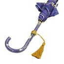 丸屋根深張傘‐蒲公英／濃藍（ドーム傘-たんぽぽ／こいあい）