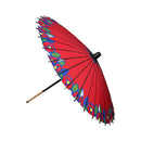 舞妓傘‐モダン椿（まいこがさ-もだんつばき）