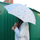 和柄テキスタイル 天然竹日傘‐月下美人（わがらてきすたいる てんねんだけひがさ-げっかびじん）