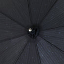 天然竹純黒日傘‐百合（てんねんだけじゅんこくひがさ-ゆり）