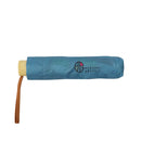 和柄テキスタイル 三つ折り畳み傘‐躑躅／スカイブルー（わがらてきすたいる みつ折りたたみ傘‐つつじ）