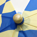 安全透明子供傘‐わらわべいちまつもよう（あんぜんとうめいキッズかさ-わらわべいちまつもよう）