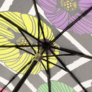 和柄テキスタイル 三つ折り畳み傘‐虹牡丹（わがらてきすたいる みつ折りたたみ傘-にじぼたん）