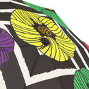 和柄テキスタイル 三つ折り畳み傘‐虹牡丹（わがらてきすたいる みつ折りたたみ傘-にじぼたん）