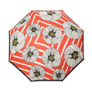 和柄テキスタイル 三つ折り畳み傘‐雪牡丹（わがらてきすたいる みつ折りたたみ傘‐ゆきぼたん）