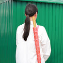 和柄テキスタイル 長傘袋‐茜（わがらてきすたいる なががさぶくろ-あかね）